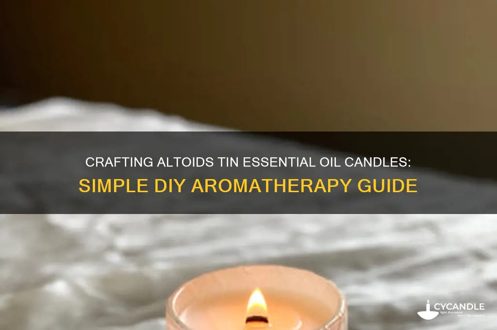 how to make essential oil candles in altoid