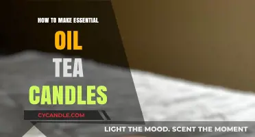 Crafting Aromatic Ambiance: DIY Essential Oil Tea Candles Guide