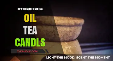 Crafting Aromatic Essential Oil Tea Candles: A Simple DIY Guide