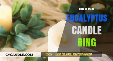 Crafting a Fragrant Eucalyptus Candle Ring: A DIY Guide