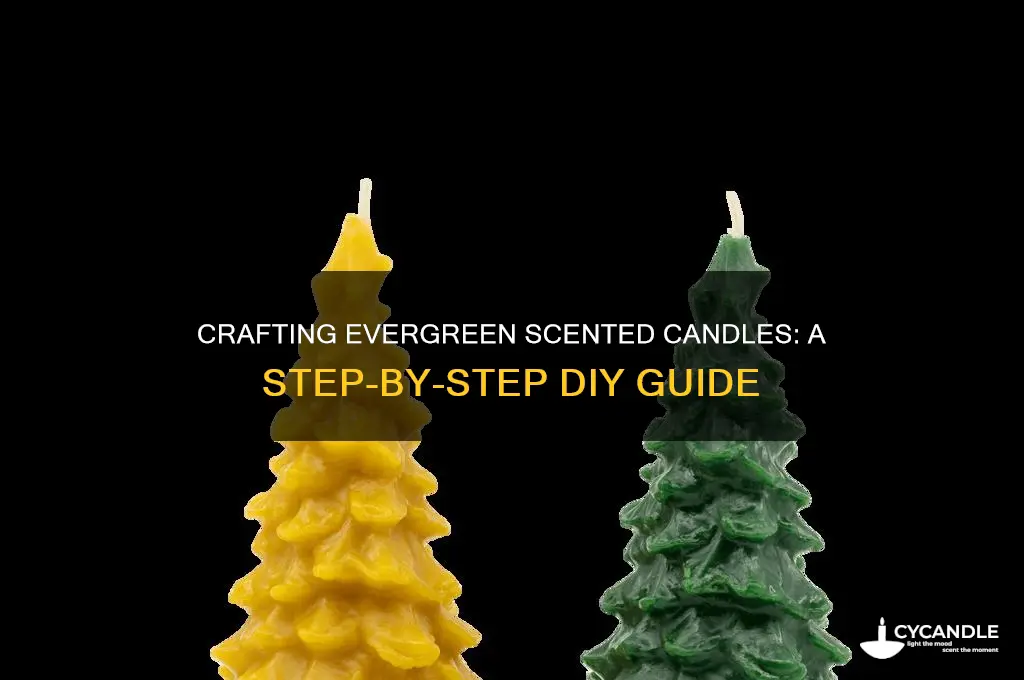 how to make evergreen scented candles