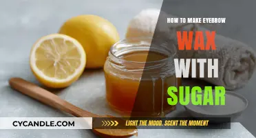 DIY Sugar Eyebrow Wax: A Sweet Solution for Smooth Brows