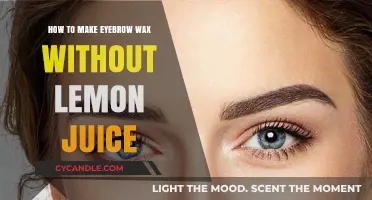 DIY Eyebrow Wax: Natural Recipes Without Lemon Juice