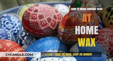 Crafting Exquisite Faberge Eggs at Home with Wax: A Step-by-Step Guide
