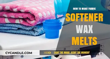 Crafting Cozy Scents: DIY Fabric Softener Wax Melts