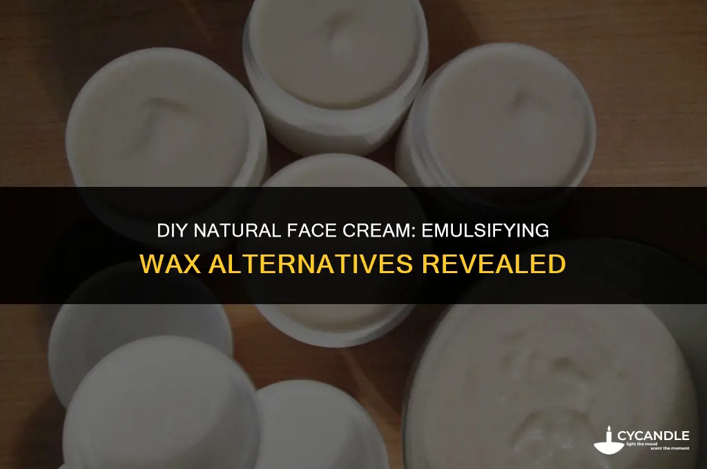 how to make face cream without emulsifying wax
