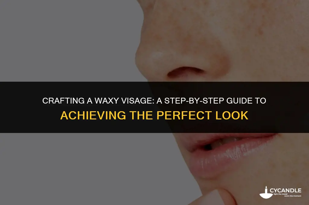 how to make face look like wax