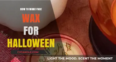 Crafting Spooky Face Wax for a Terrifying Halloween Look