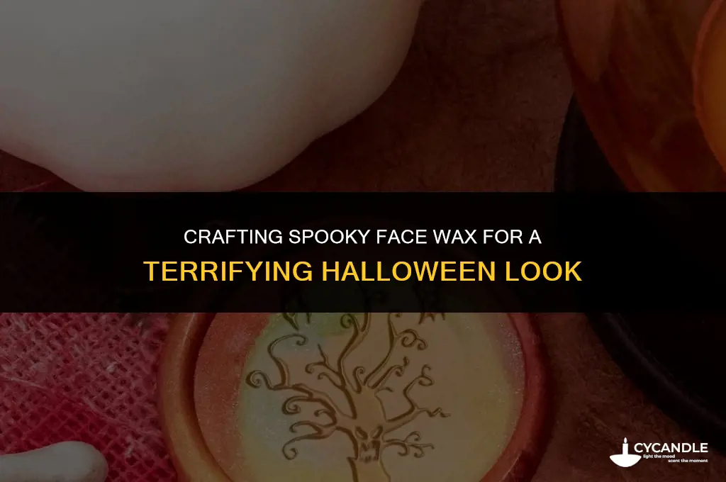how to make face wax for halloween