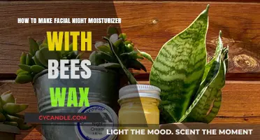 DIY Nourishing Beeswax Facial Moisturizer for Nighttime Skincare