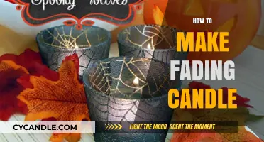 Create a Soothing Ambiance: DIY Fading Candle Making Guide
