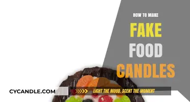 Crafting Realistic Fake Food Candles: A Step-by-Step DIY Guide