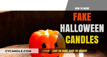 Crafting Spooky Ambiance: DIY Fake Halloween Candles Tutorial