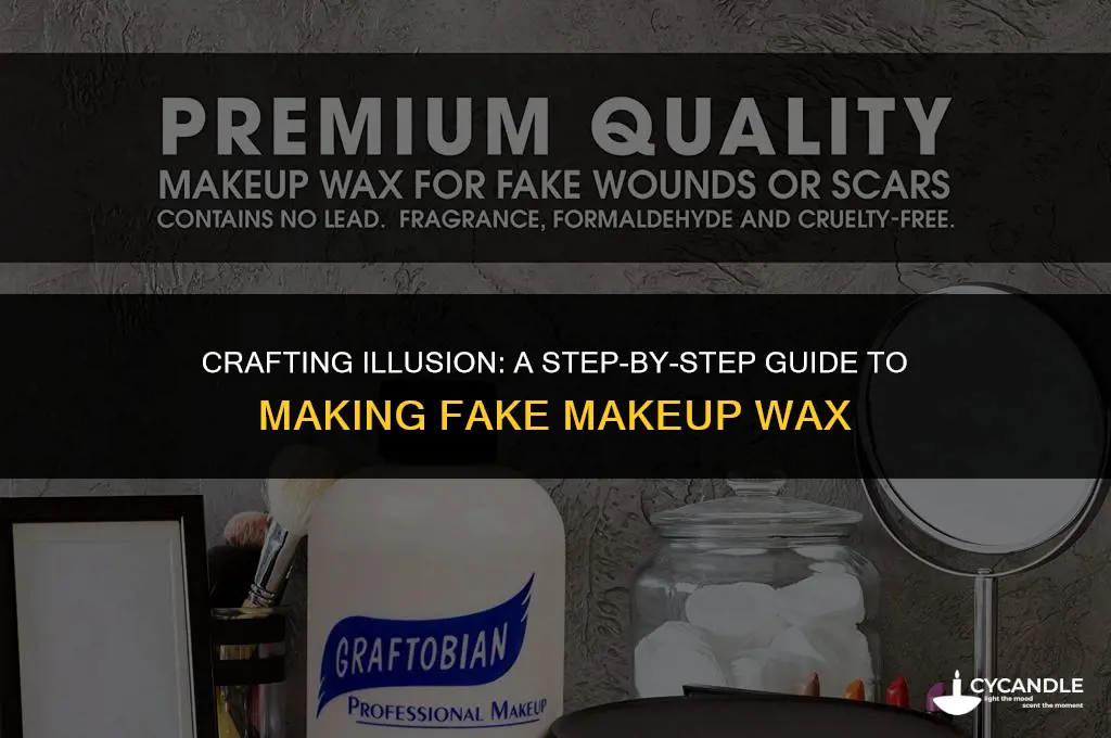 how to make fake makeup wax