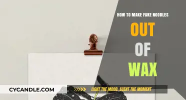 Crafting Faux Noodles: A Step-by-Step Guide to Wax Noodle Artistry
