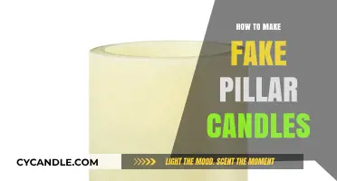 Crafting Realistic Fake Pillar Candles: A Step-by-Step DIY Guide