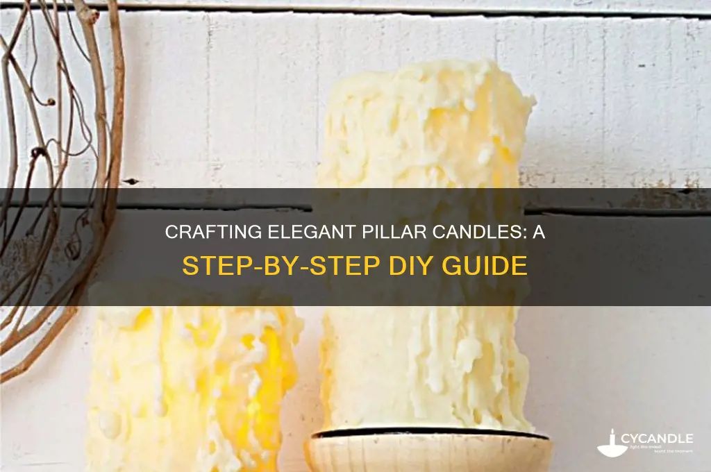 how to make fancy pillar candles
