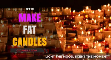 Crafting Chunky Fat Candles: A Step-by-Step DIY Guide