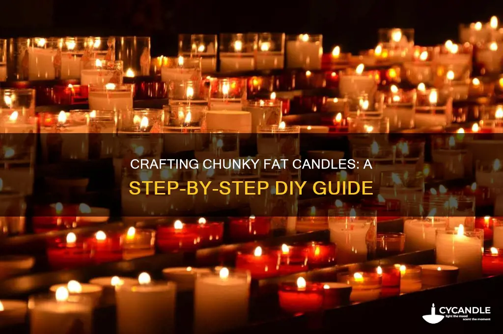 how to make fat candles