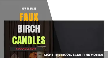 Crafting Faux Birch Candles: A Step-by-Step DIY Guide