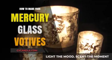 Crafting Faux Mercury Glass Votives: A Simple DIY Guide