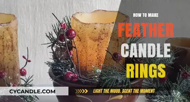 Crafting Elegant Feather Candle Rings: A Simple DIY Guide
