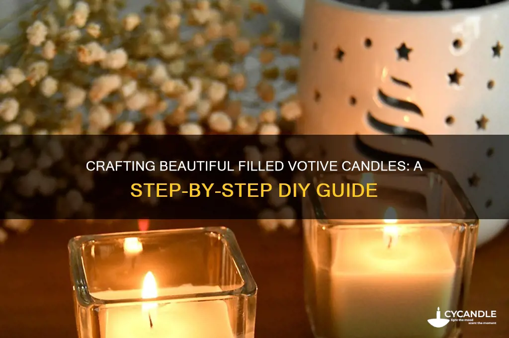 how to make filled votive candles