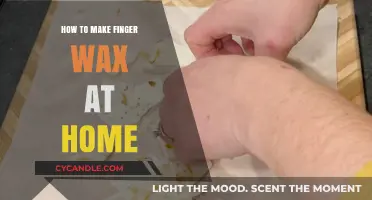 Crafting Homemade Finger Wax: A Simple DIY Guide