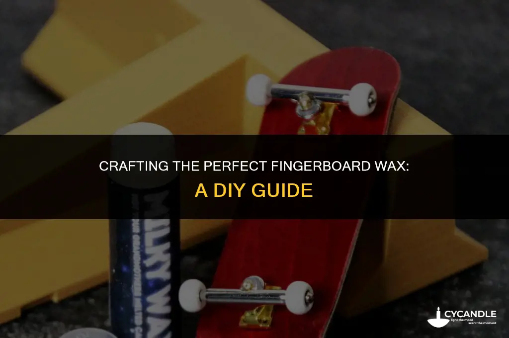 how to make fingerboard wax