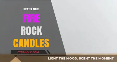 Crafting Fire Rock Candles: A Step-by-Step DIY Guide