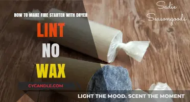 DIY Fire Starter: Transform Dryer Lint into a Powerful Blaze