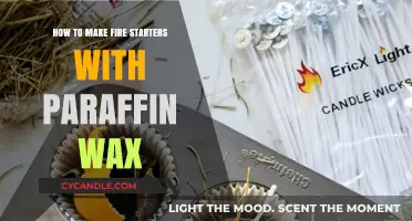 Easy DIY Fire Starters: Crafting with Paraffin Wax for Quick Flames