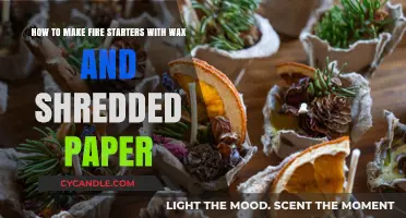 Crafting Homemade Fire Starters: A Simple Guide with Wax and Paper