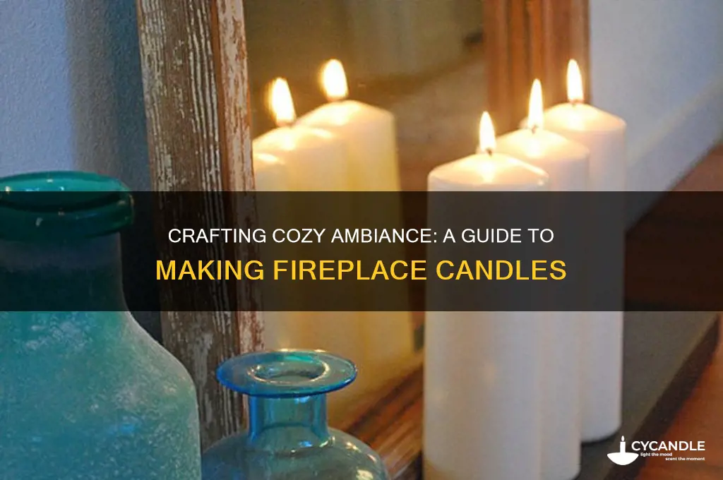 how to make fireplace candles