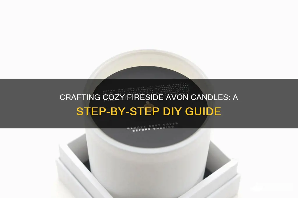 how to make fireside avon candles