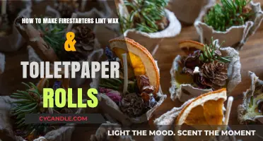 Crafting Homemade Firestarters: A Guide to Lint, Wax, and Toilet Paper Rolls