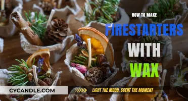 Crafting Homemade Firestarters: A Simple Guide with Wax