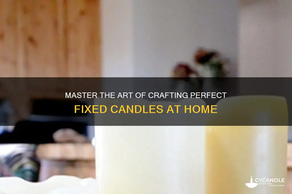 how to make fixed candles