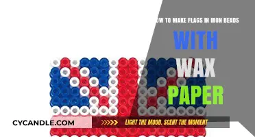 Crafting with Iron Beads: A Guide to Making Wax Paper Flags