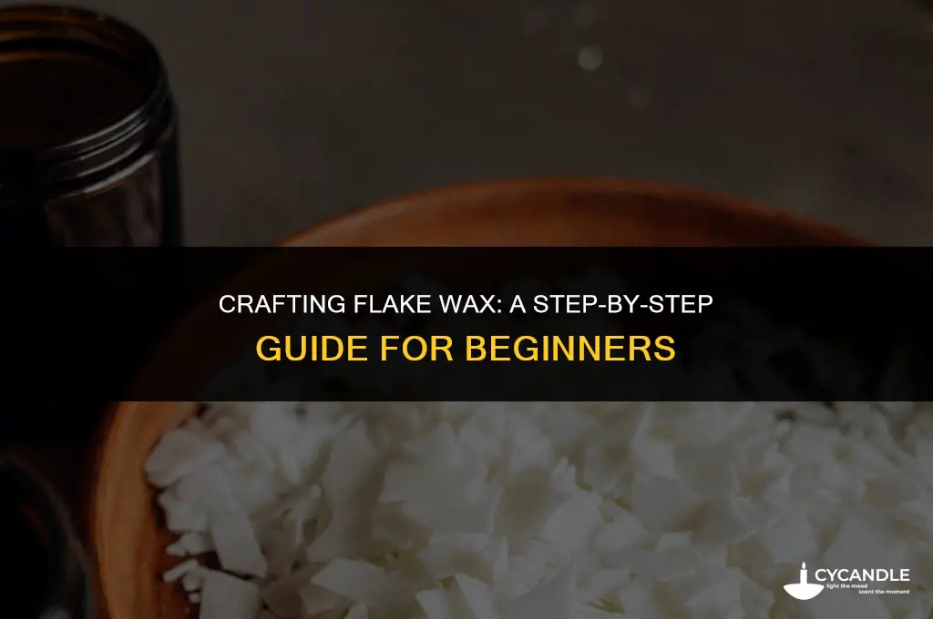 how to make flake wax