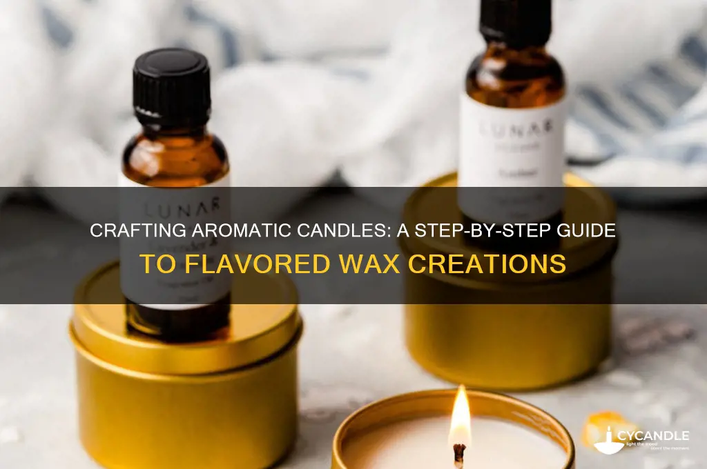 how to make flavored candles