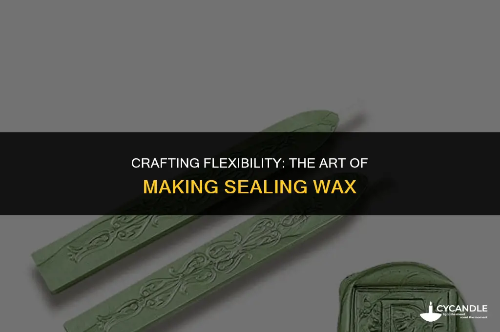 how to make flexible sealing wax