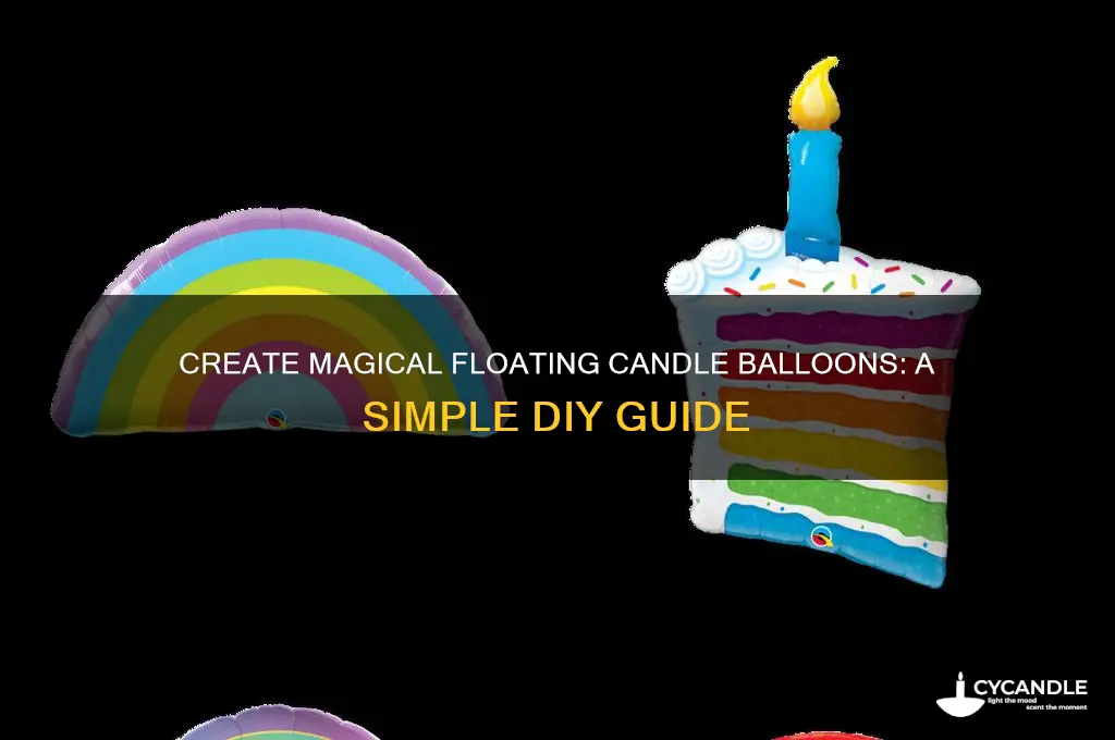 how to make floating candle balloons