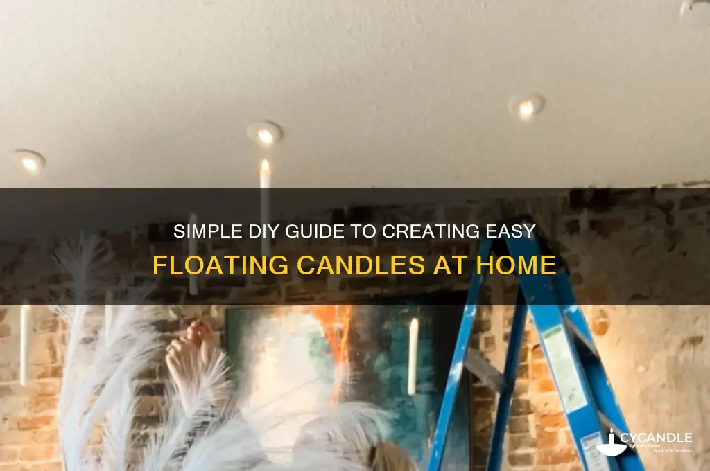 how to make floating candle easy