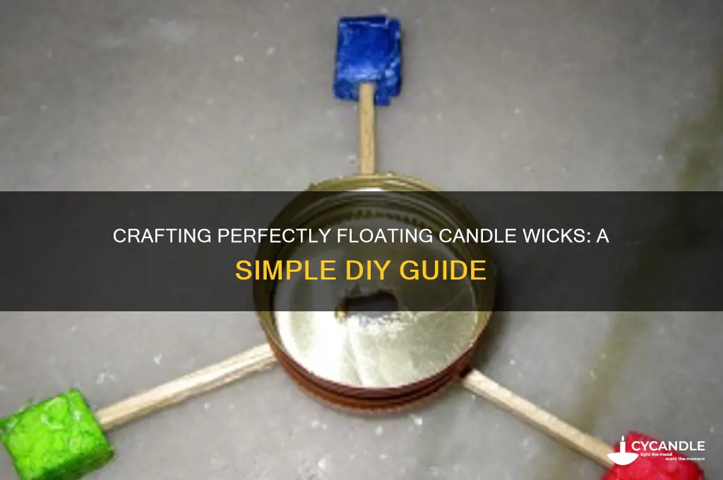 how to make floating candle wicks