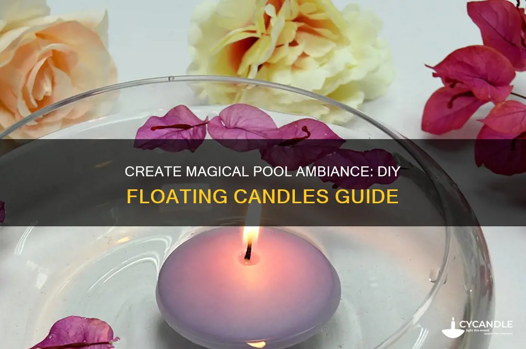 how to make floating candles for pool