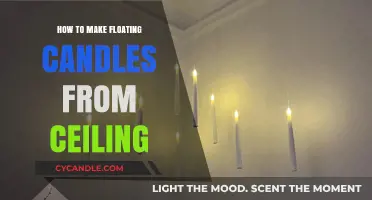 Create Magical Ambiance: DIY Floating Ceiling Candles Step-by-Step Guide