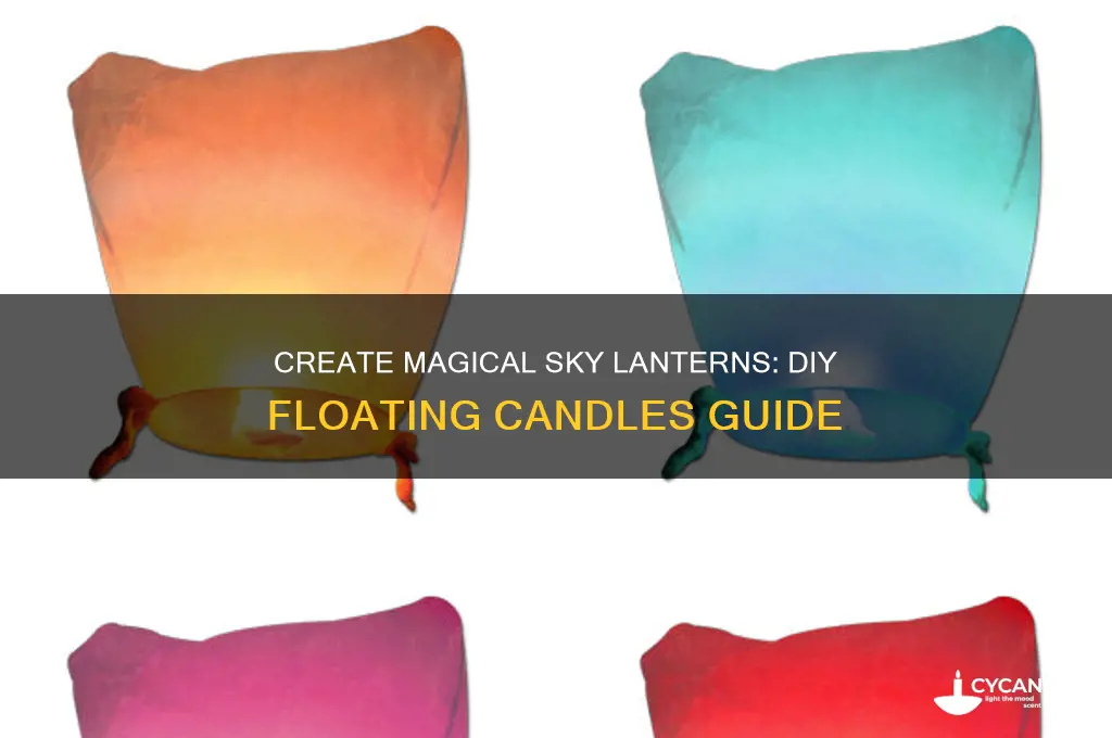 how to make floating candles in the sky