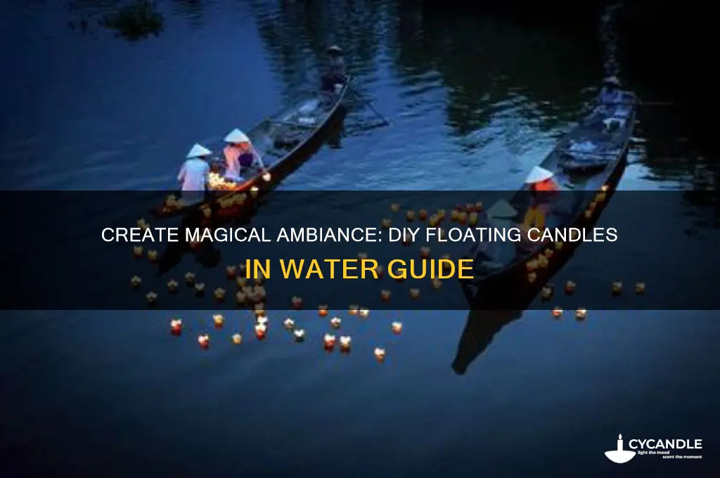 how to make floating candles in water