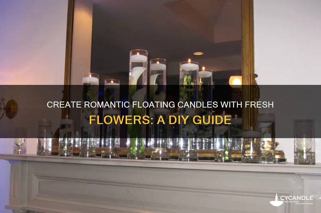 how to make floating candles with flowers